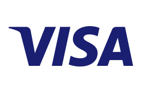 Visa logo, one of our payment options